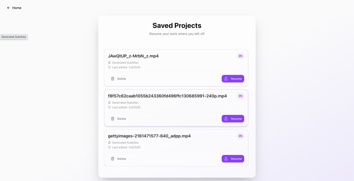 SubFlow screenshot 2