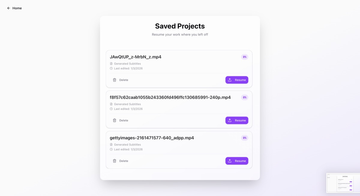 SubFlow screenshot 3